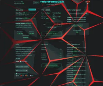 Tronforever.com(Tron) Screenshot