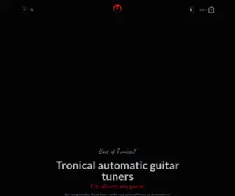 Tronicaltune.com(Guitar Tuner professional) Screenshot