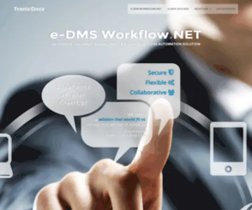 TroniCDocs.com(Enterprise Document Management & Workflow Automation System) Screenshot