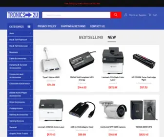 Tronics2U.com(Over 70) Screenshot