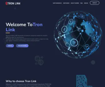 Tronlink.in(Cryptency ICO) Screenshot