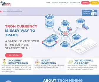 Tronmining.co.in(Tron Mining) Screenshot