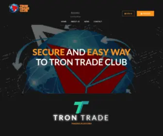 Trontrade.club(Tron Trade Club) Screenshot