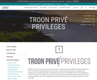 Troonprive.com(Members of Troon Privé) Screenshot