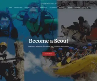 Troop542.com(Boy Scouts of America) Screenshot
