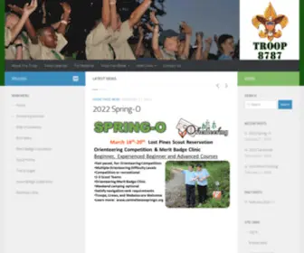 Troop8787.org(Austin, TX) Screenshot