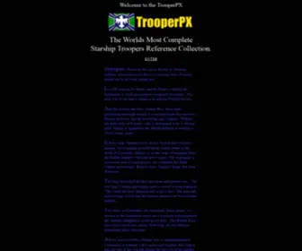 Trooperpx.com(Starship Troopers Reference Collection) Screenshot