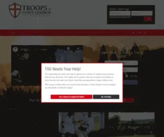 Troopsofsaintgeorge.org(The Troops of Saint George) Screenshot