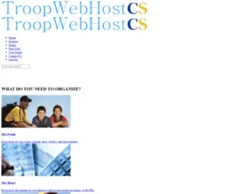 Troopwebhostcs.com(Cub scout pack) Screenshot