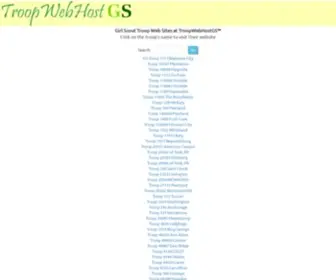 Troopwebhostgs.org(TroopWebHostGS Subscriber List Index) Screenshot