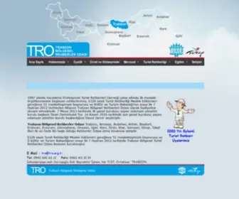 Tro.org.tr(Trabzon Bölgesel Turist Rehberleri Odası) Screenshot