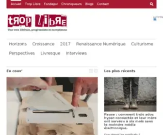 Trop-Libre.fr(Trop Libre) Screenshot