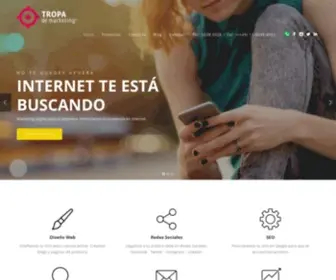 Tropa.com.ar(Tropa de Marketing) Screenshot