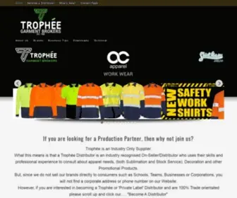 Trophee.com.au(TROPHÉE) Screenshot