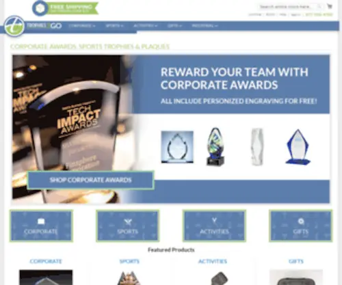 Trophies2GO.com Screenshot