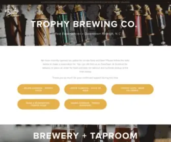 Trophybrewing.com(Trophy Brewing) Screenshot