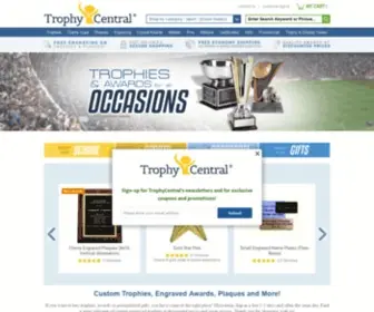 Trophycentral.com(Custom Trophies) Screenshot