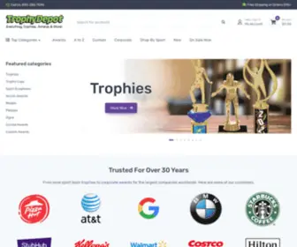 Trophydepot.com(Trophies and Awards) Screenshot