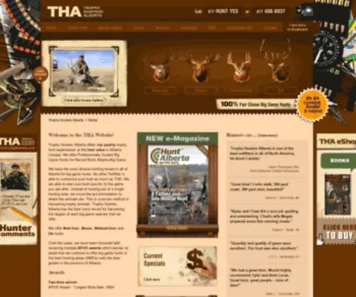 Trophyhunters.ca(Trophy Hunters Alberta) Screenshot