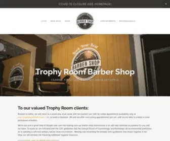 Trophyroombarbershop.com(Trophy Room Barber Shop) Screenshot