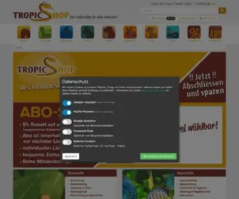 Tropic-Shop.de(Terraristik Shop) Screenshot