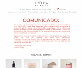 Tropicabotanica.com.br(Trópica Botânica) Screenshot