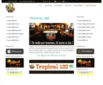 Tropical100.com(Nuestro Portal) Screenshot