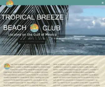 Tropicalbreezebeachclub.com(Tropical Breeze Beach Club) Screenshot