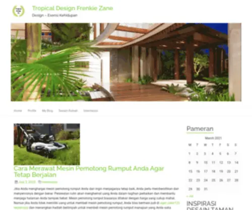 Tropicaldesignfz.net(Tropical House Design) Screenshot