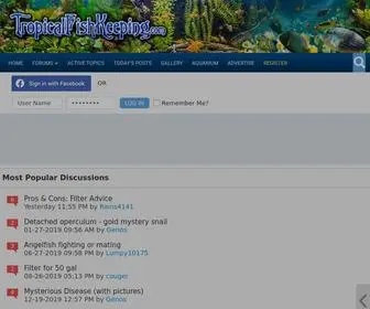 Tropicalfishkeeping.com(Tropical Fish Keeping) Screenshot