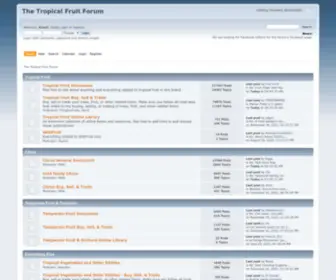 Tropicalfruitforum.com(The Tropical Fruit Forum) Screenshot