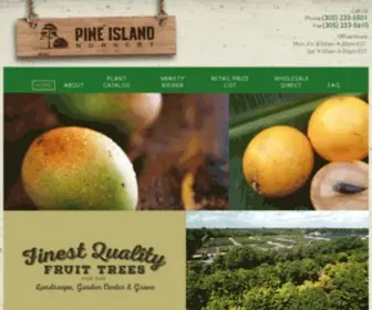 Tropicalfruitnursery.com(Pine Island Nursery) Screenshot