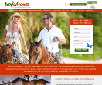 Tropicalhomesofcostarica.com(About Tropical Homes Of Costa Rica) Screenshot