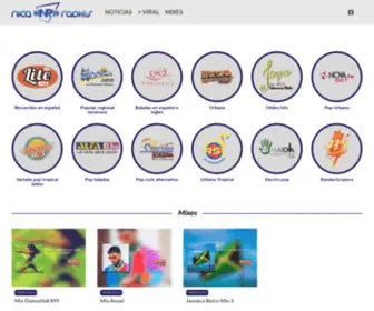 Tropicalida.com.ni(Nica Radios) Screenshot