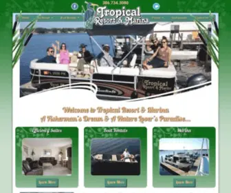 Tropicalresortandmarina.com(Tropical Resort & Marina DeLand) Screenshot