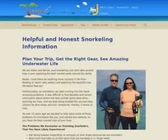 Tropicalsnorkeling.com(Tropical Snorkeling) Screenshot