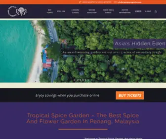 Tropicalspicegarden.com(Tropical Spice Garden) Screenshot