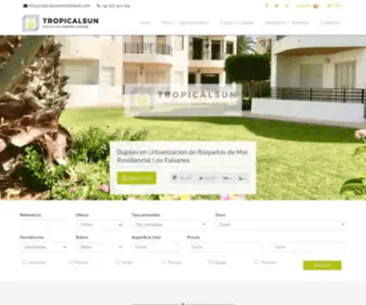 Tropicalsuninmobiliaria.com(Inmobiliaria Roquetas de Mar) Screenshot