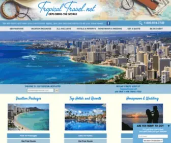 Tropicaltravel.net(Tropical Travel) Screenshot