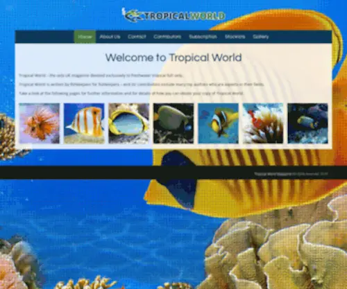 Tropicalworldmagazine.com(Tropical World Magazine) Screenshot