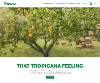 Tropicana.ca(Tropicana’s ®) Screenshot