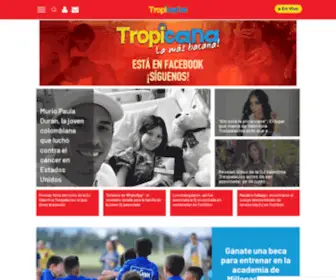 Tropicanafm.com(Tropicana Colombia) Screenshot