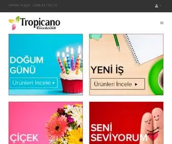 Tropicanocicekcilik.com(Anasayfa) Screenshot