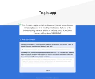 Tropic.app(Tropic) Screenshot