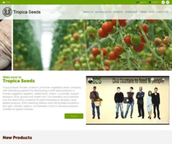 Tropicaseeds.com(TROPICA SEEDS) Screenshot