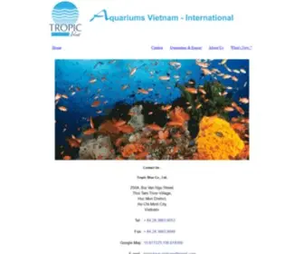 Tropicblue-VN.com(Tropic Blue Vietnam) Screenshot