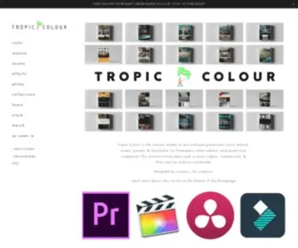 Tropiccolour.com(Tropic Colour) Screenshot