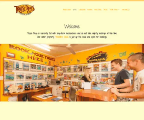TropiCDays.com.au(Tropic Days Cairns Hostel) Screenshot
