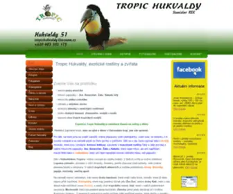 Tropichukvaldy.cz(Tropic) Screenshot