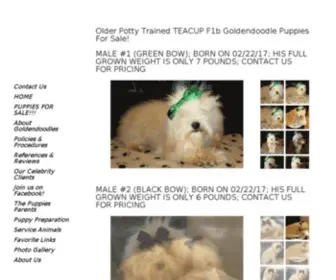 Tropicokennels.com(Goldendoodle Puppies Los Angeles California) Screenshot